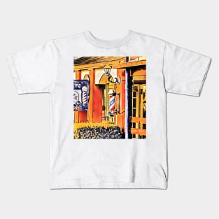 Barber Shop - Graphic 2 Kids T-Shirt